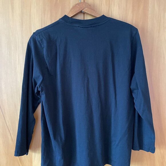 Frank And Oak 3/4 Sleeve Boxy T-Shirt Sz M - Picture 2 of 3